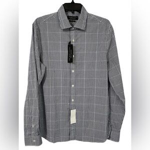 Bloomingdales NWT The Mens Store Plaid Button Down long sleeve shirt Medium
